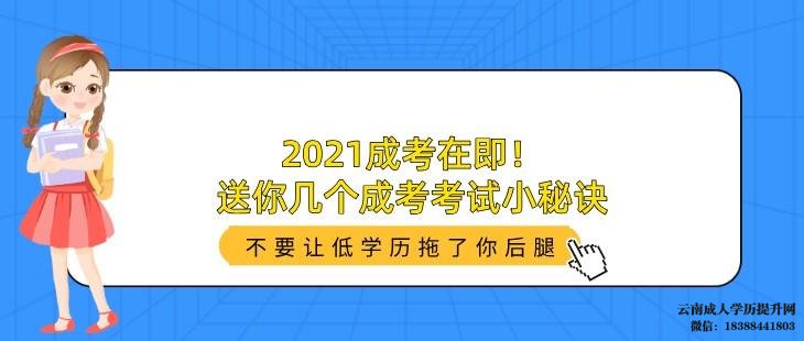 云南成人高考的条件与要求